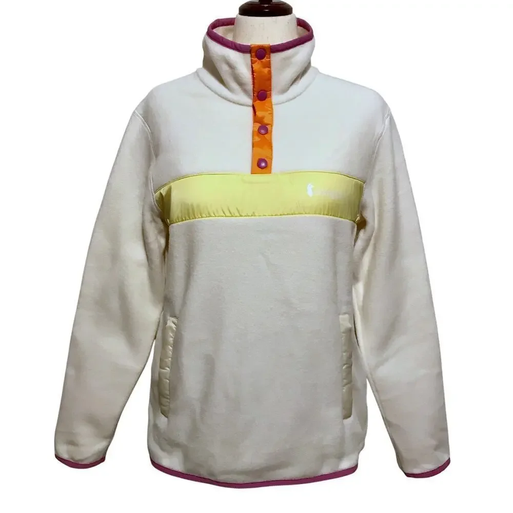 Cotopaxi NWT Ivory Teca Fleece Pullover Jacket Women XL *Pls See Description*